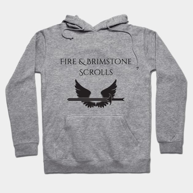 Fire & Brimstone Wings Hoodie by Nikole Knight